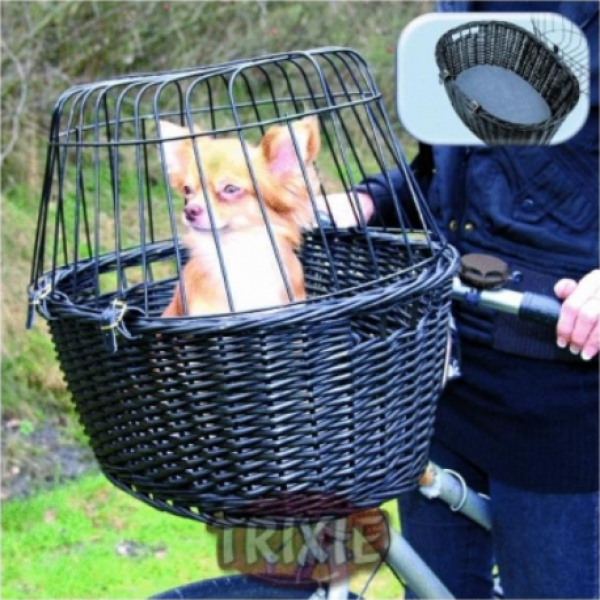 Trixie Fahrradkorb mit Schutzgitter